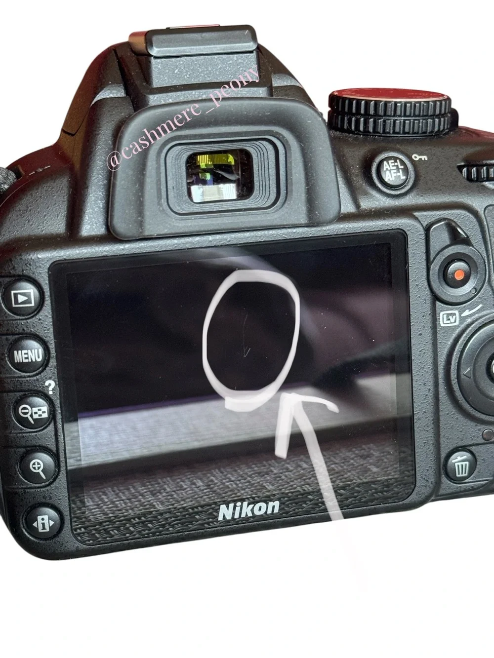 Nikon D3100 DSLR Camera Bundle AF Kit 18-55mm Lens Bag Manual Battery 32GBMemory